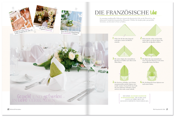 Servietten falten