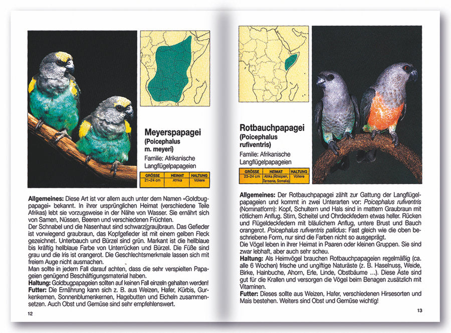 Mehr Freude mit ... Vögel als Haustiere