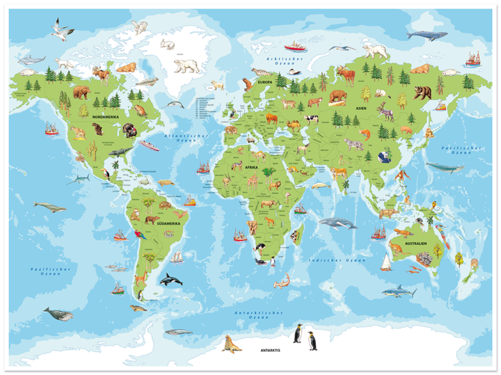 Weltatlas für Kinder