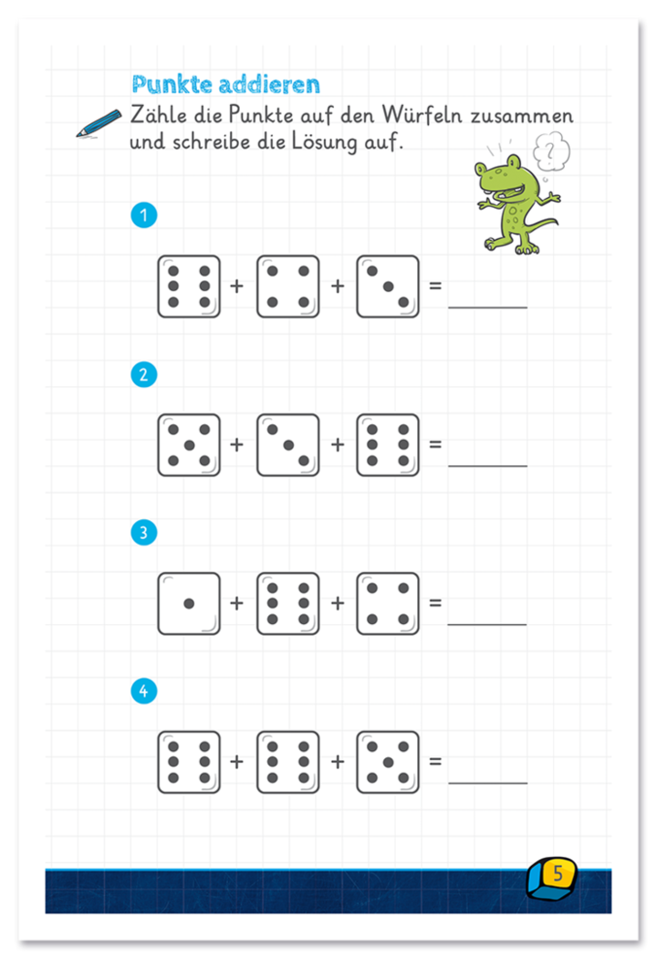 Rechnen üben von 1 bis 20