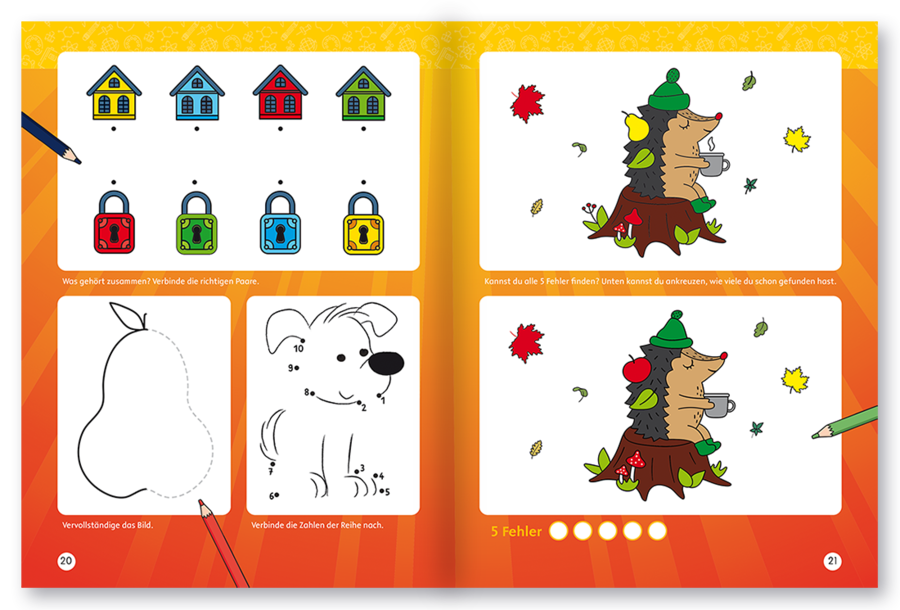 Lernspiele Megaspaß für Kids ab 5 Jahren