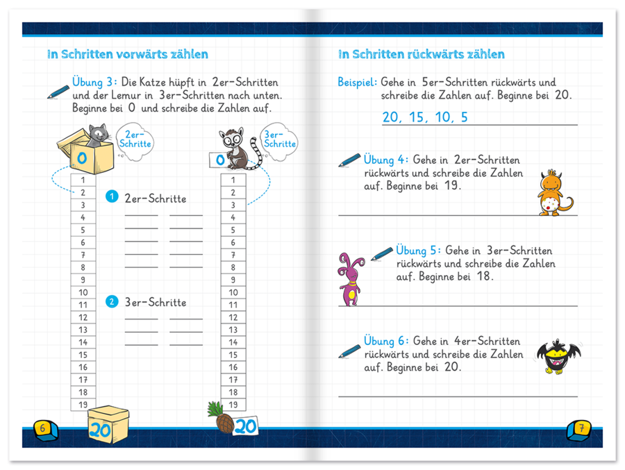 Rechnen von 1 bis 20