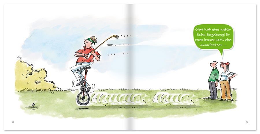 Golfen – Geschenkbox