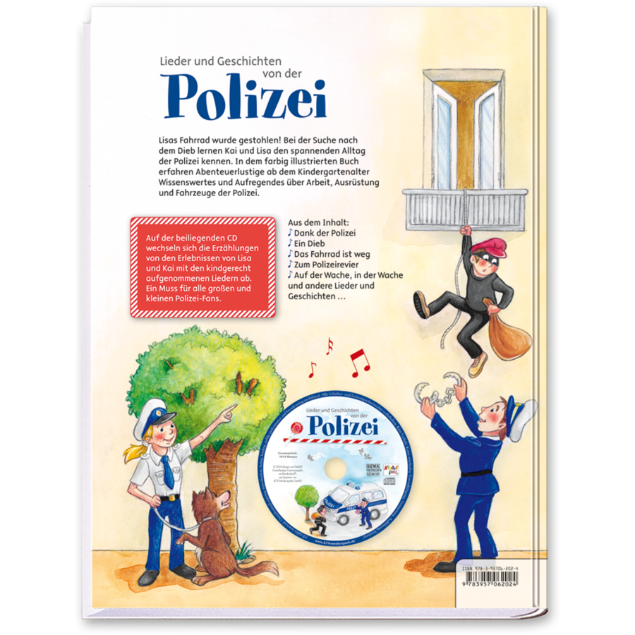 Lieder und Geschichten von der Polizei – mit CD
