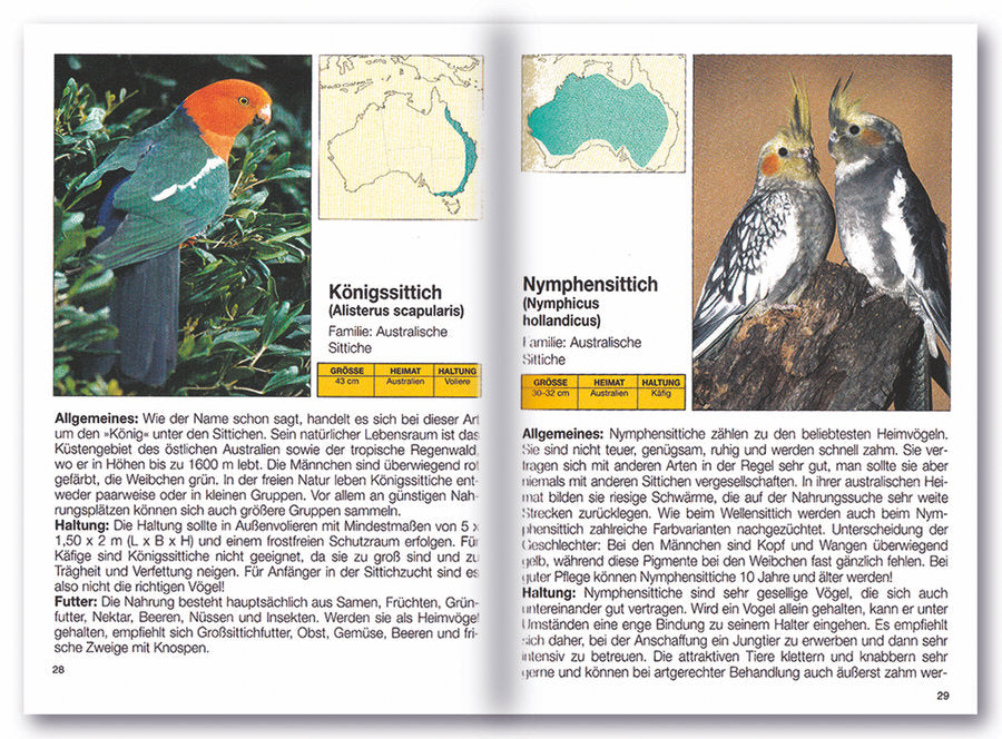 Mehr Freude mit ... Vögel als Haustiere