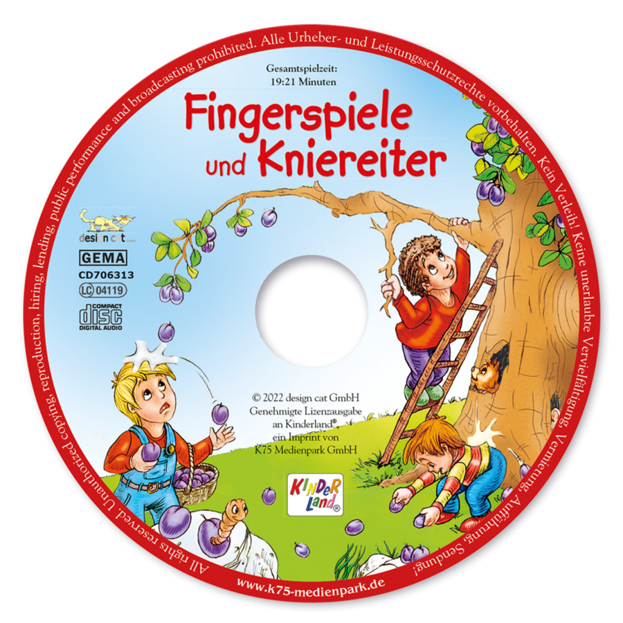 Fingerspiele und Kniereiter – mit CD