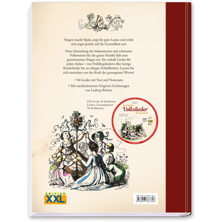 Die schönsten Volkslieder für Jung und Alt – mit CD