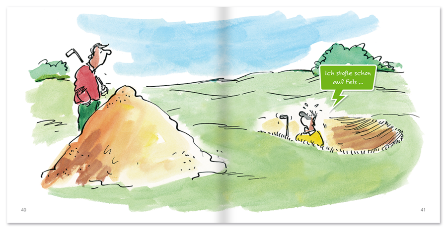 Golfen – Geschenkbox