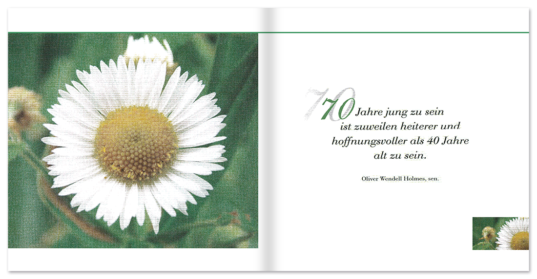 Herzlichen Glückwunsch zum Siebzigsten