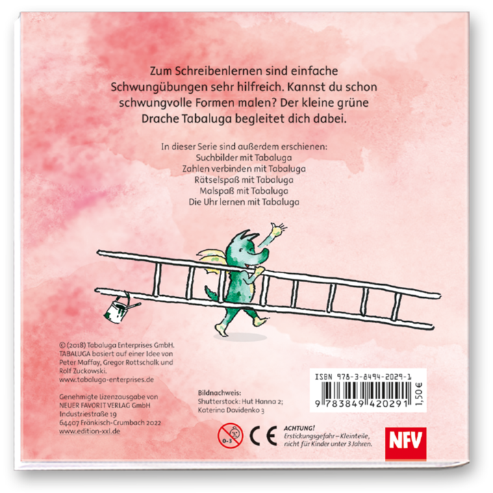 Schwung- und Schreibübungen mit Tabaluga