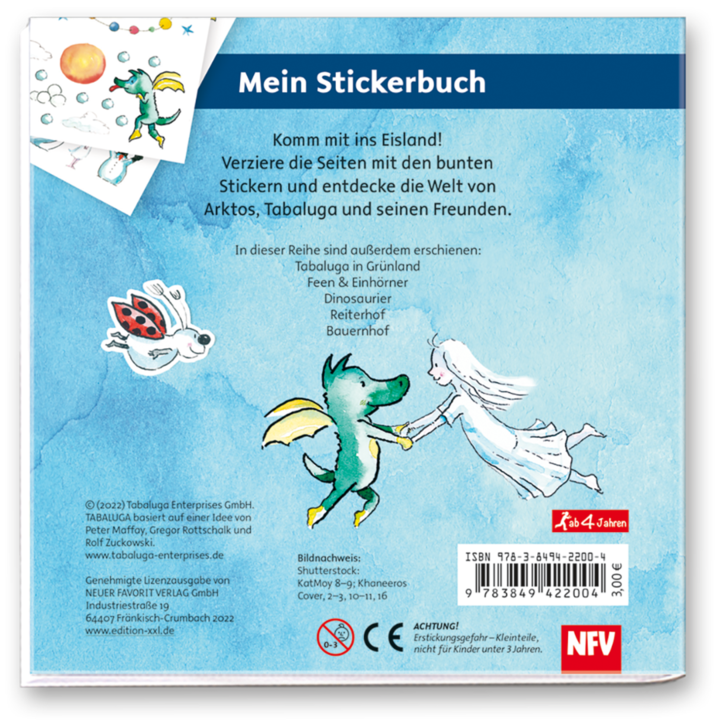 Tabaluga im Eisland – Stickerbuch