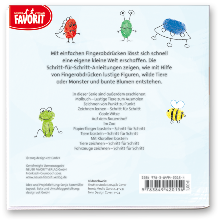 Fingerabdruck für kleine Künstler