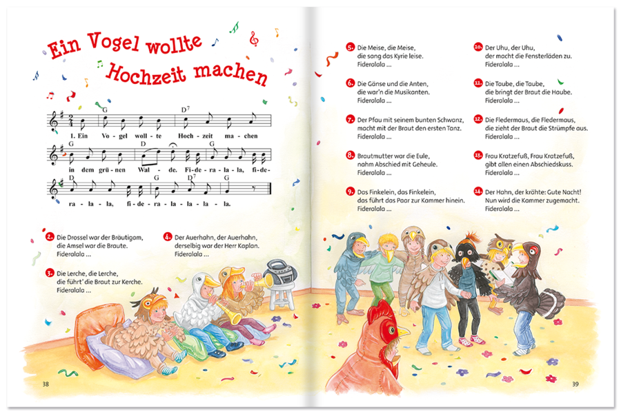 Kindergarten-Lieder – mit CD