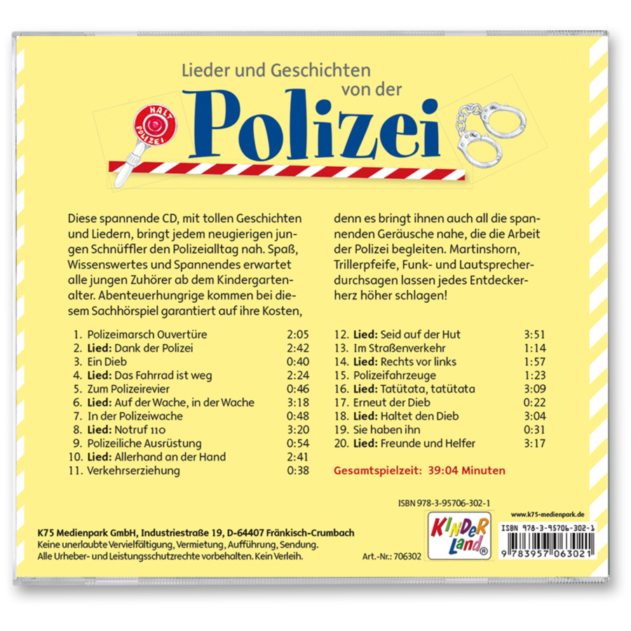 Lieder und Geschichten von der Polizei