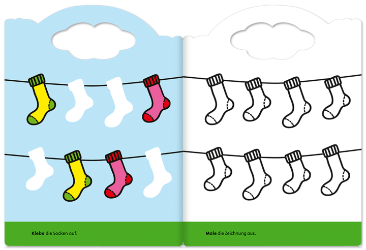 Malen und Kleben – Fisch