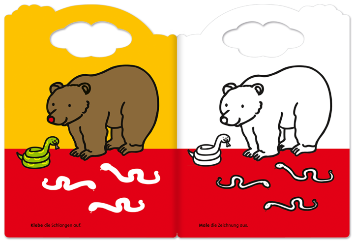 Malen und Kleben – Elefant