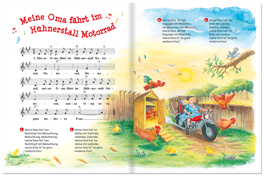 Kindergarten-Lieder – mit CD