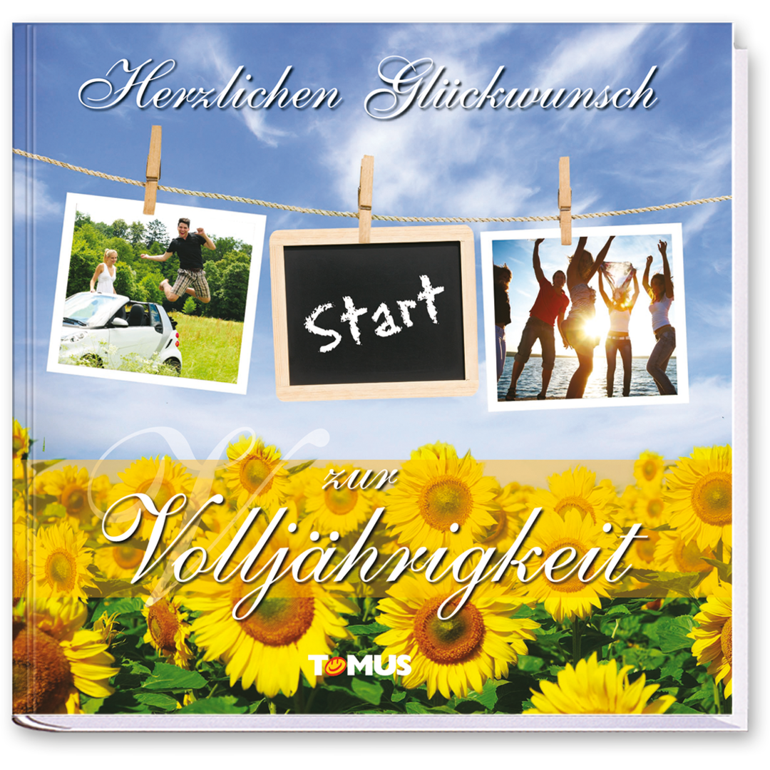 Herzlichen Glückwunsch zur Volljährigkeit Geschenkbuch