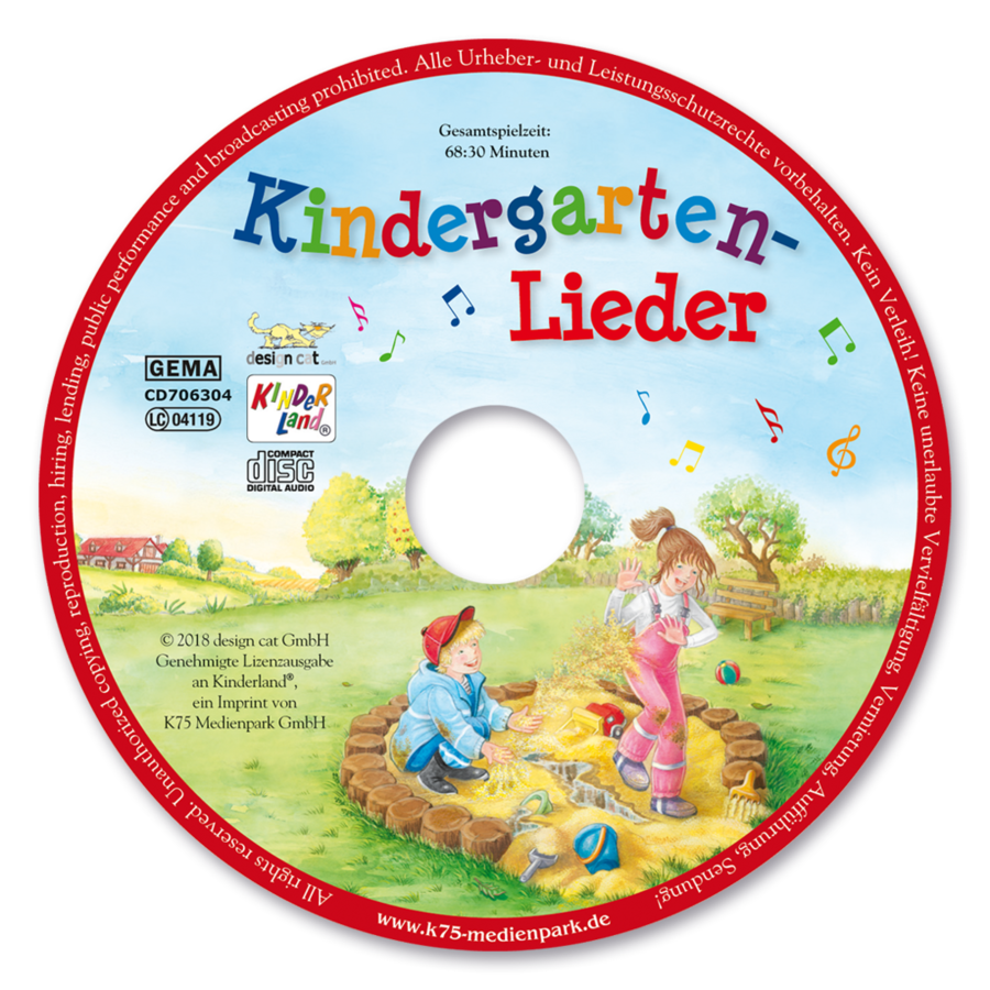 Kindergarten-Lieder – CD