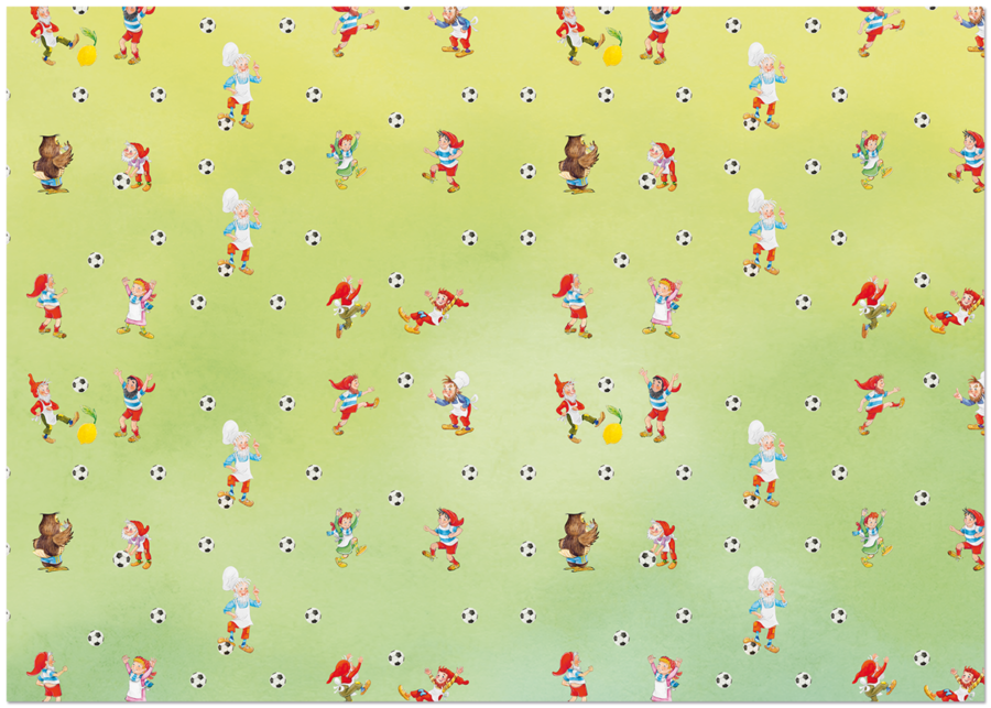 Wichtel-Geschenkpapier