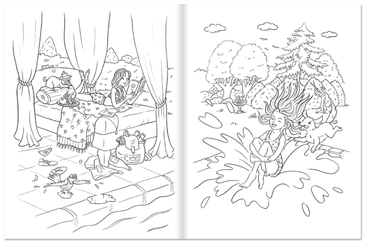 Prinzessinnen-Malbuch