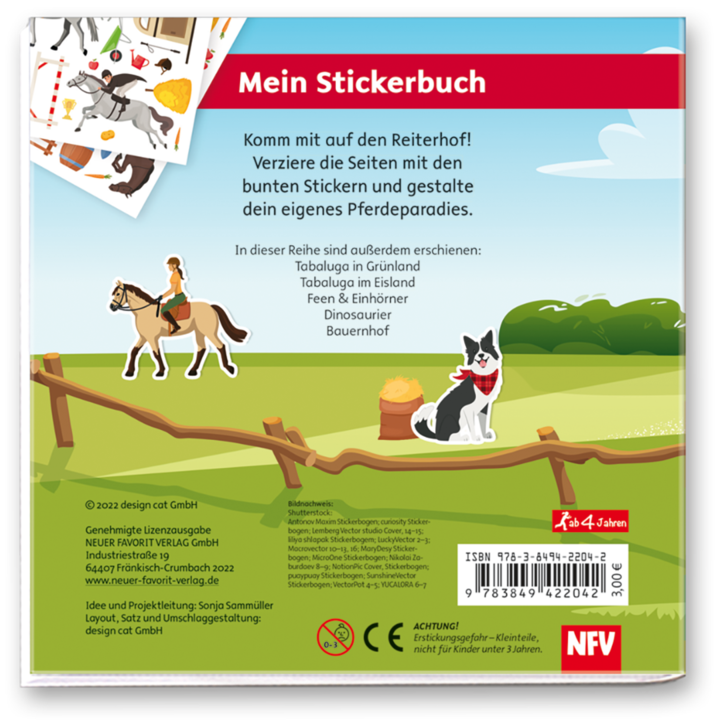 Reiterhof – Stickerbuch