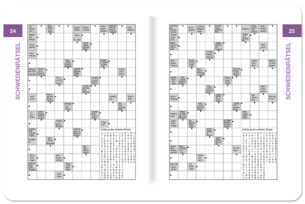 Schwedenrätsel 4 – Großdruck