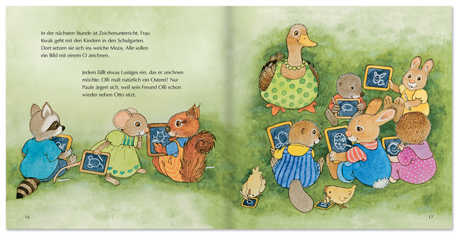 Olli Hoppel kommt in die Schule