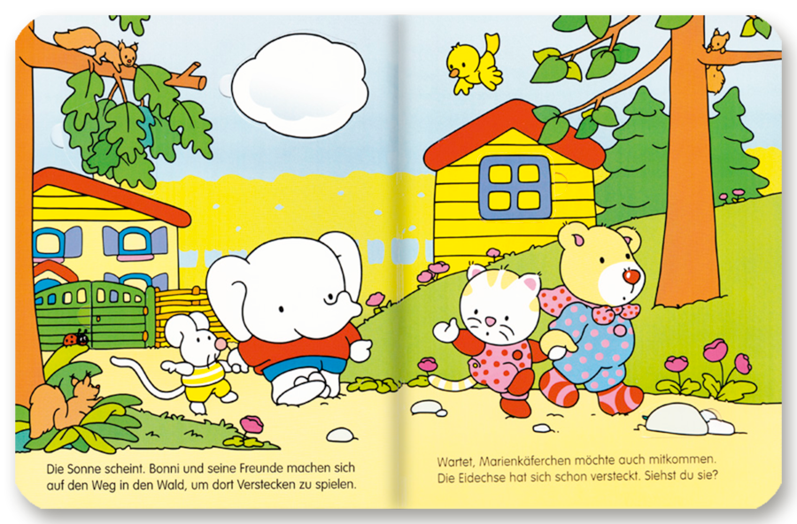 Wir spielen Verstecken in Feld und Wald