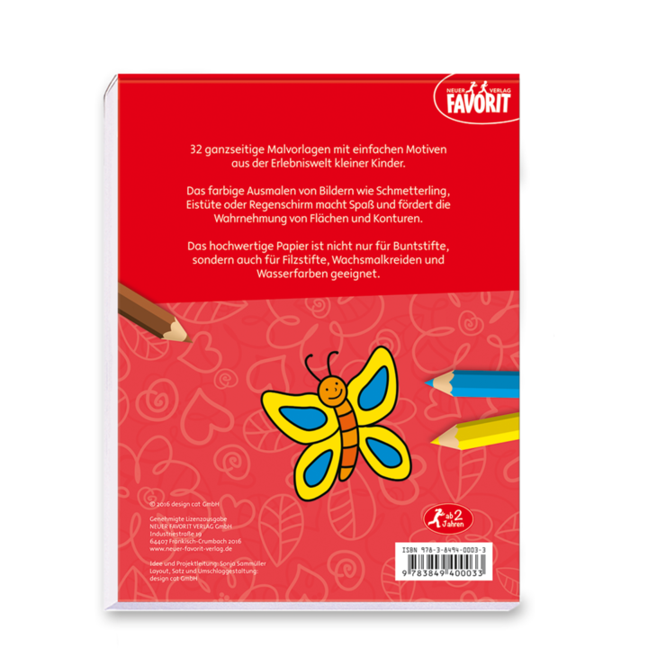 Mein erster Malblock – rot