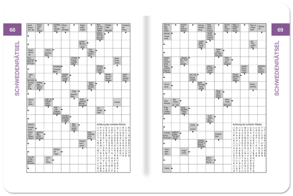 Schwedenrätsel 4 – Großdruck