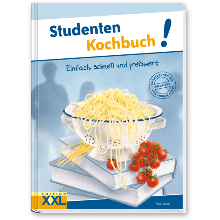 Studenten Kochbuch! – Geschenkbox mit Schürze