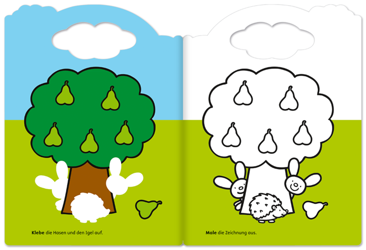 Malen und Kleben – Elefant