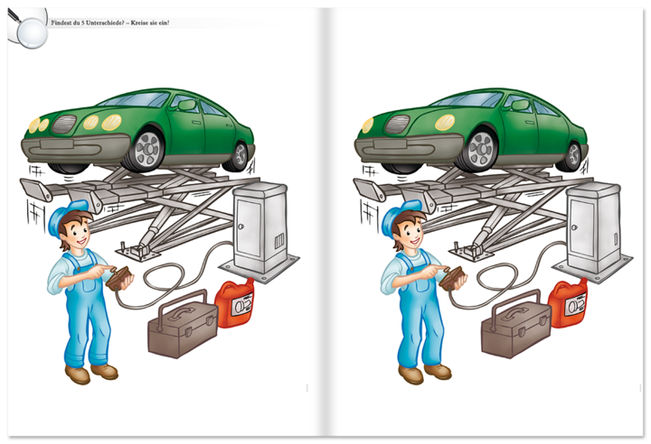 In der Autowerkstatt