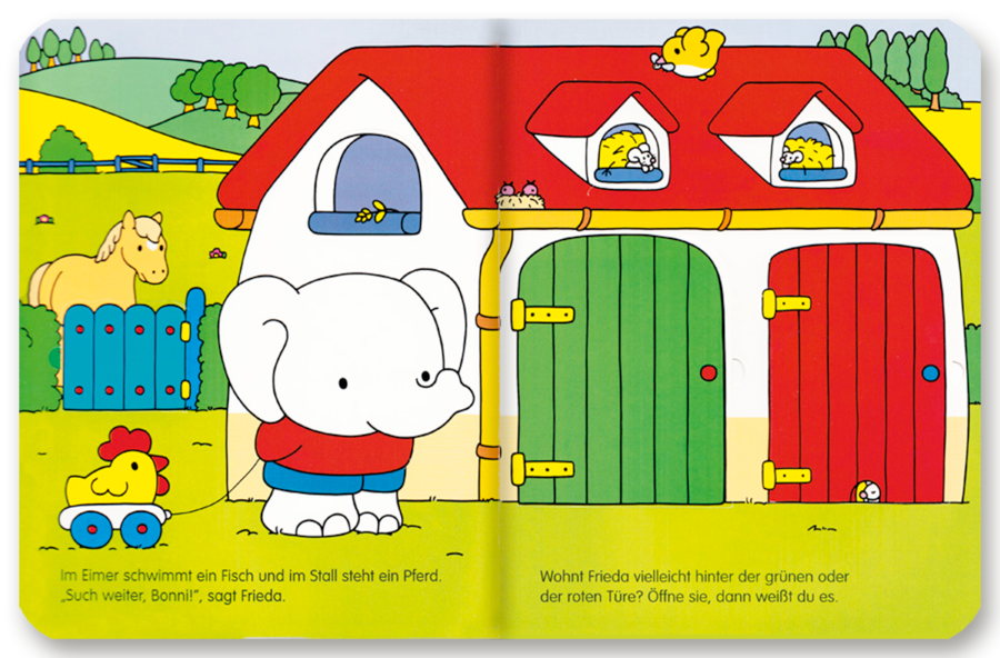 Wir spielen Verstecken auf dem Bauernhof