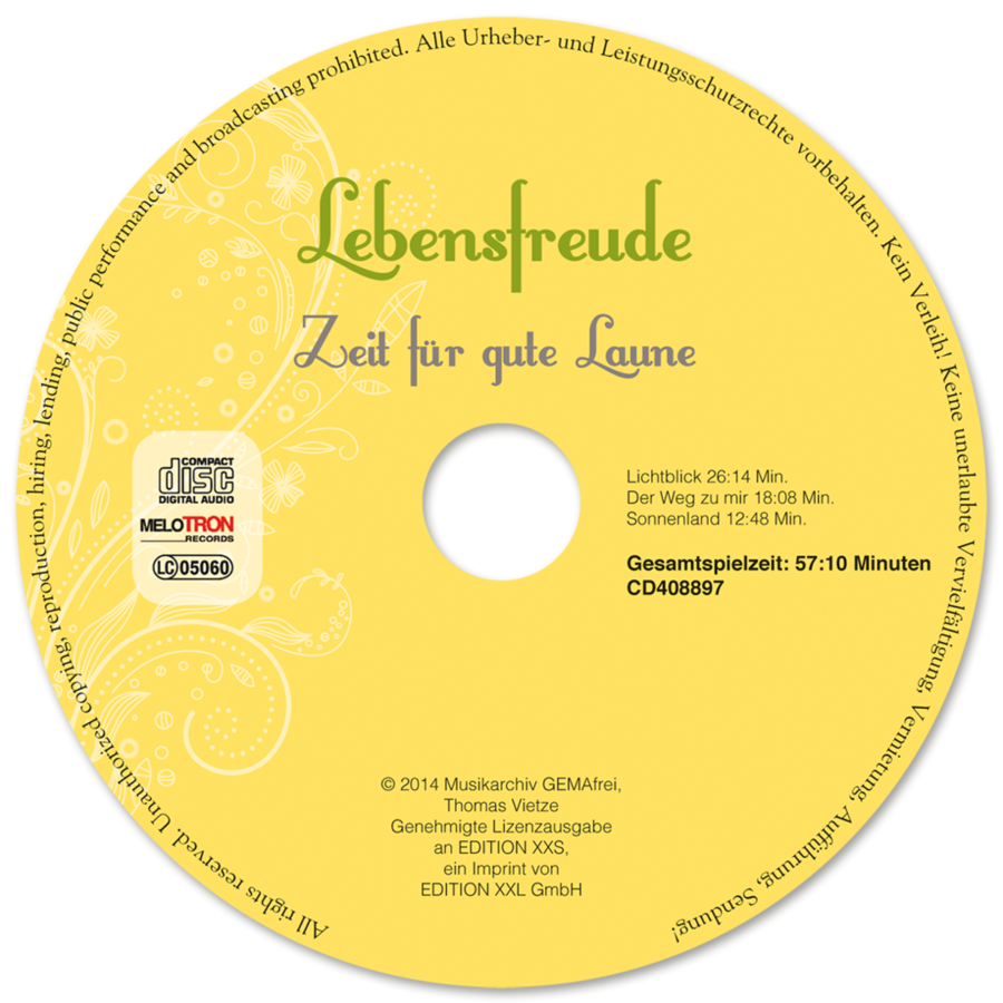 Lebensfreude – Zeit für gute Laune – mit CD
