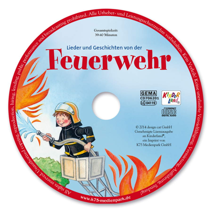 Lieder und Geschichten von der Feuerwehr – mit CD