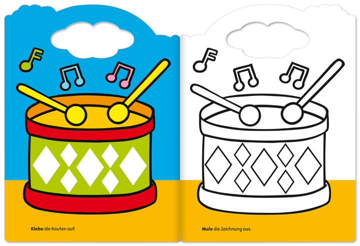 Malen und Kleben – Schwein