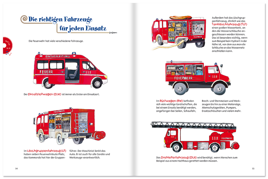 Lieder und Geschichten von der Feuerwehr – mit CD