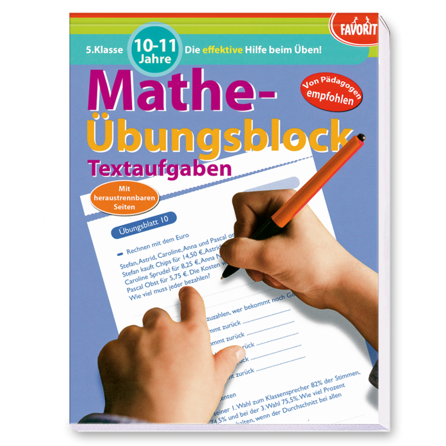 Mathe-Übungsblock – Textaufgaben (5. Klasse)