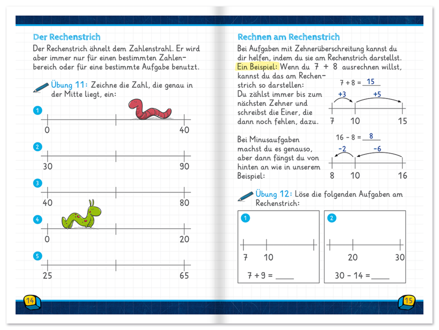 Rechnen von 1 bis 100