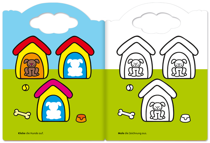 Malen und Kleben – Vogel