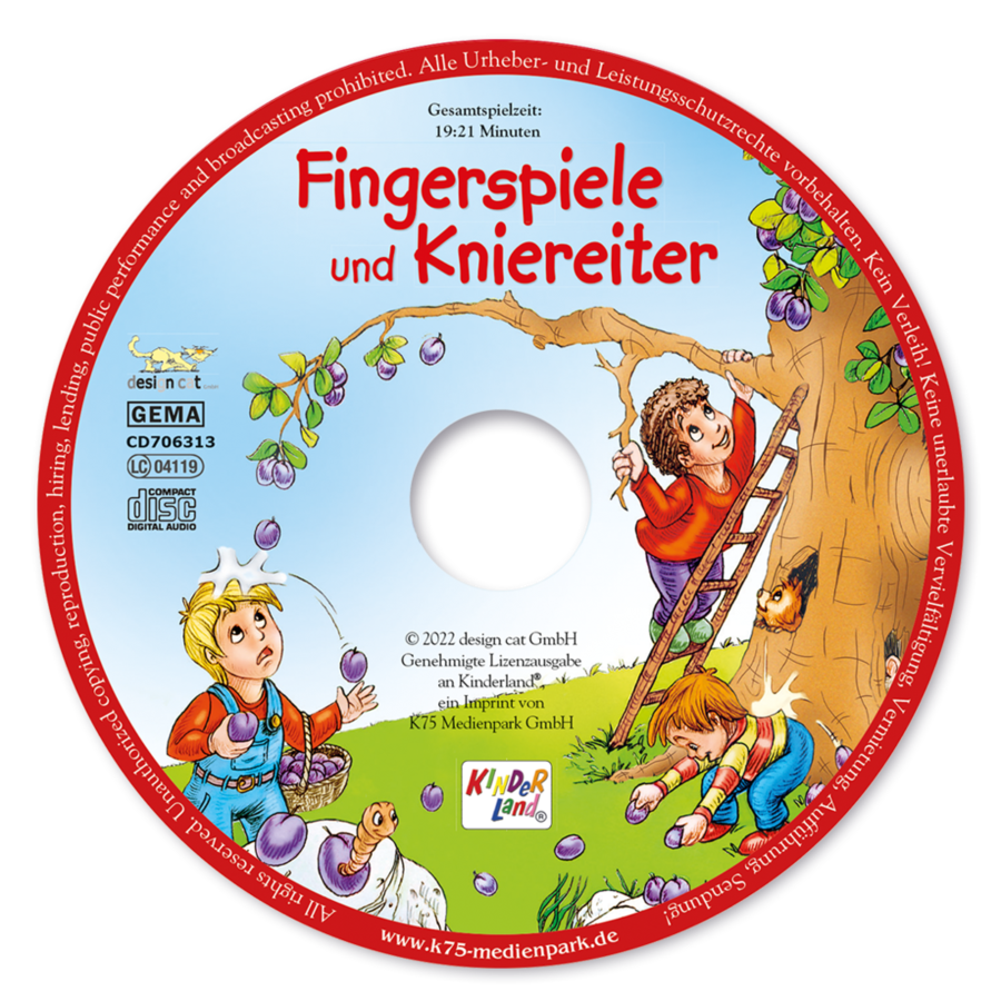 Fingerspiele und Kniereiter – CD