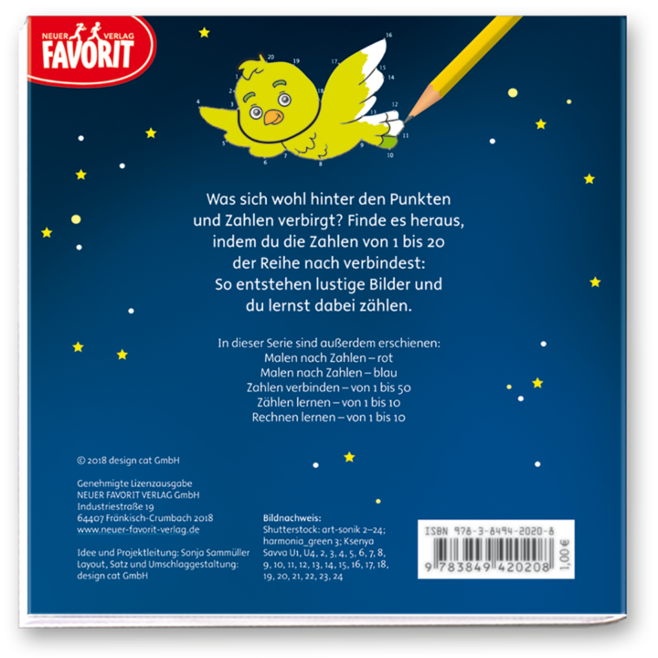 Zahlen verbinden – von 1 bis 20