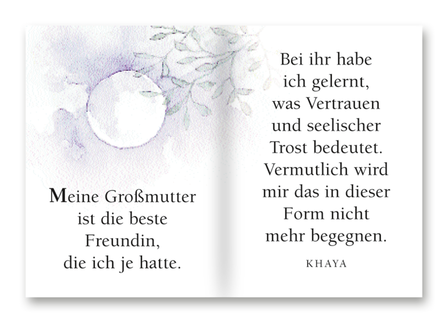 Für eine liebe Großmutter