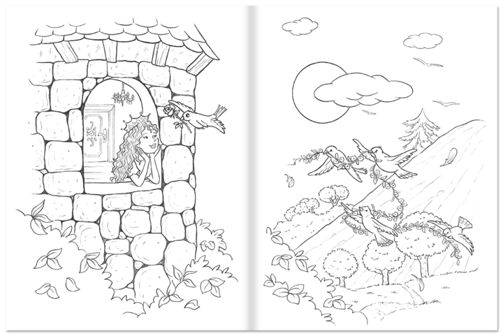 Prinzessinnen-Malbuch