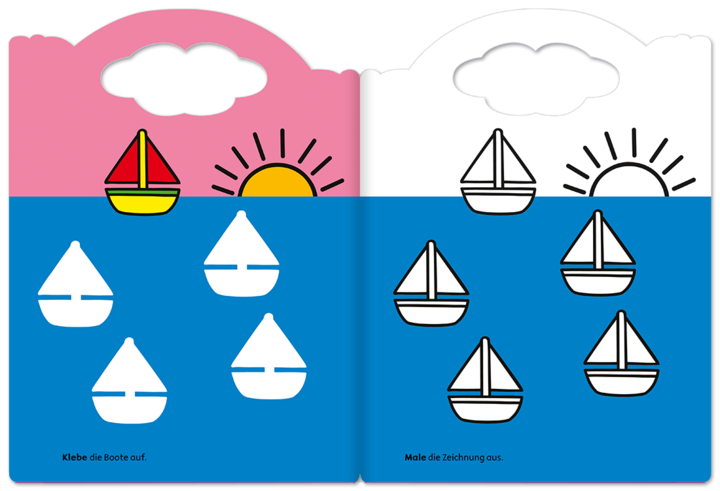 Malen und Kleben – Vogel