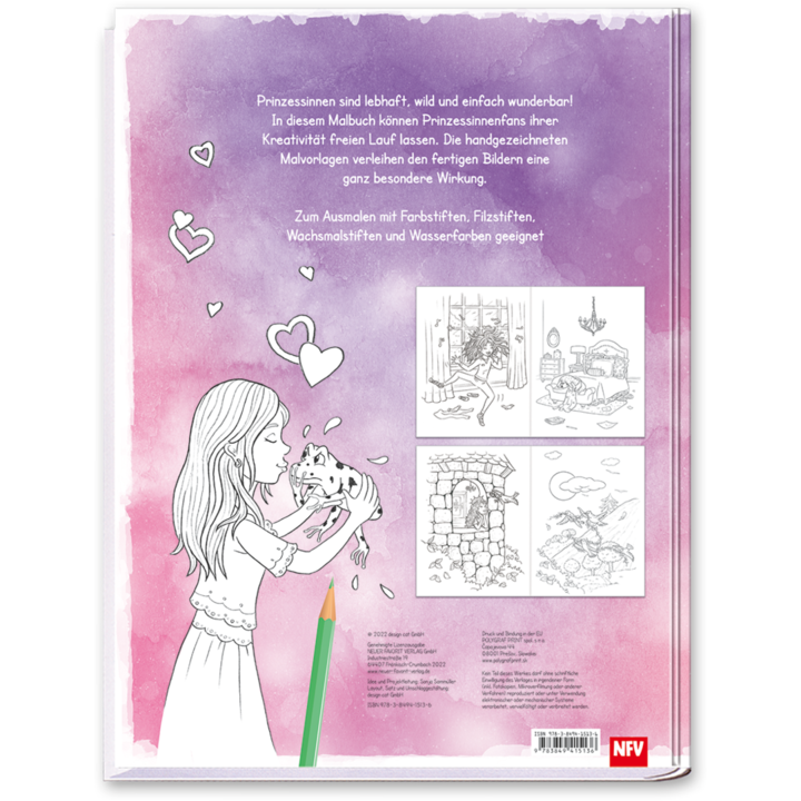 Prinzessinnen-Malbuch