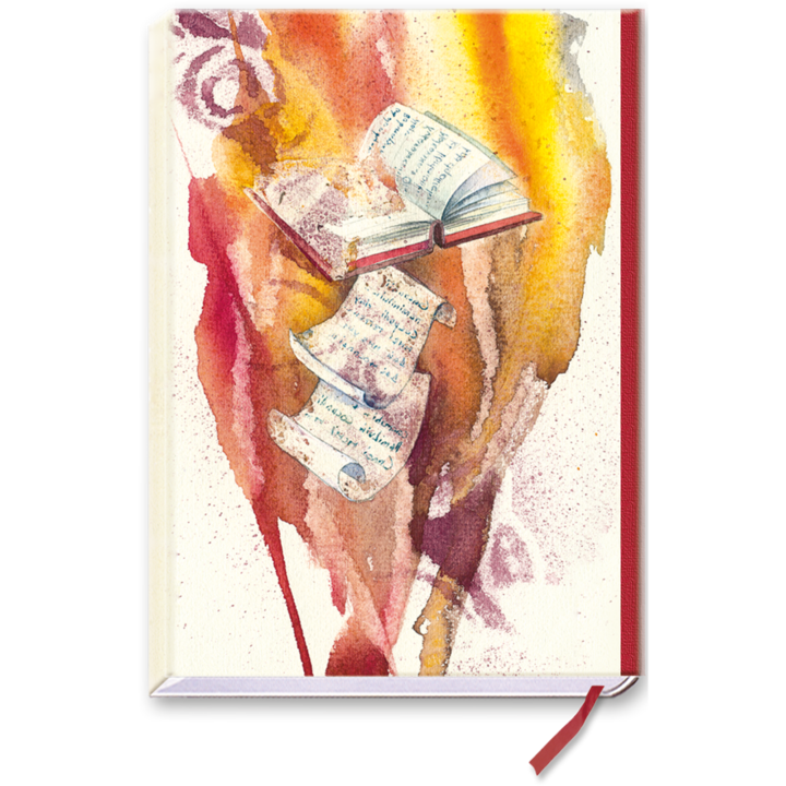 Immerwährender Kalender mit Zitaten mit 32 Aquarellen Cover Rückseite Edition XXL Onlineshop