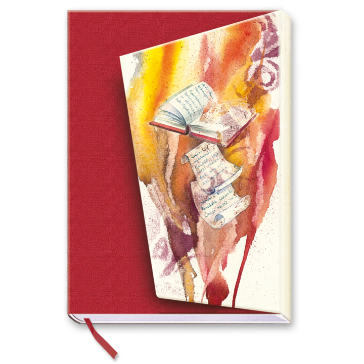 Immerwährender Kalender mit Zitaten mit 32 Aquarellen Cover Vorderseite Edition XXL Onlineshop